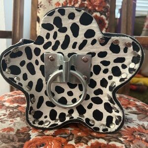 Cow Print Baby Daisy Purse by Siobhan Denham